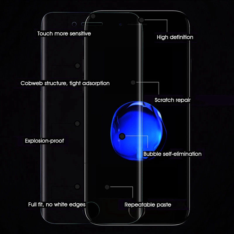 Kính cường lực 5D chất lượng cao cho iPhone 6S 7 8 X XR XS Max
