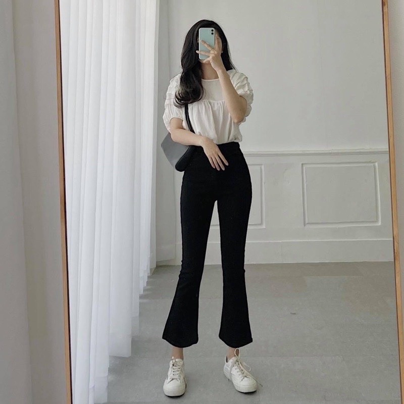 Quần bò ống loe TTQ688 | BigBuy360 - bigbuy360.vn