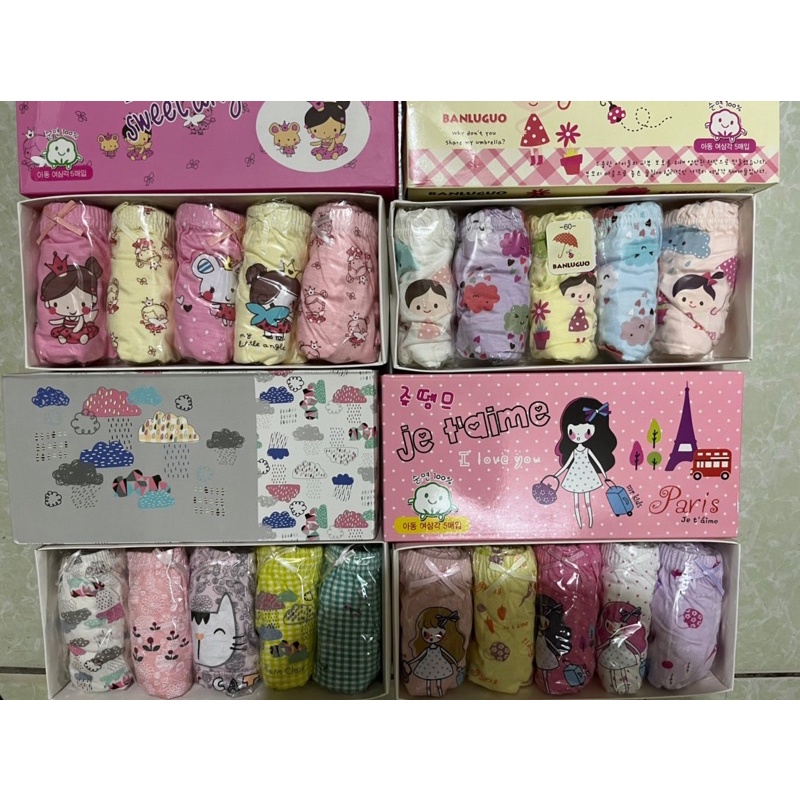 set 5 chip đùi cho bé xuất Hàn