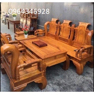 bộ bàn ghế tần thủy hoàng gỗ gõ đỏ .