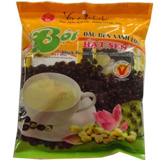Bột đậu đen xanh lòng hạt sen có đường Bích Chi gói 350g