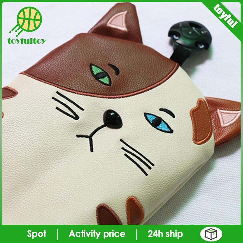 Vỏ Bọc Đầu Gậy Đánh Golf Bằng PU Cao Cấp Cho Golf Club FW UT 26x11.5cm UT