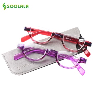 Kính đọc sách SOOLALA nửa gọng cho nữ