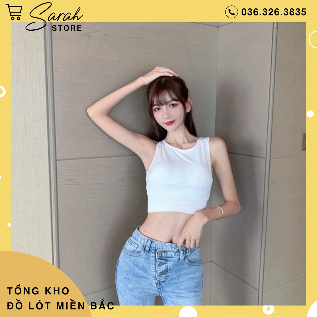 Áo Thun Ba Lỗ Croptop - Áo tập gym tập yoga Bra dáng dài