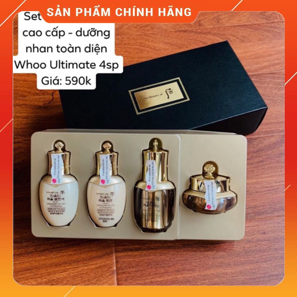 [Mới] Bộ Set chống lão hóa, tái sinh da cao cấp - Whoo Cheonyuldan Ultimate Rejuvenating.