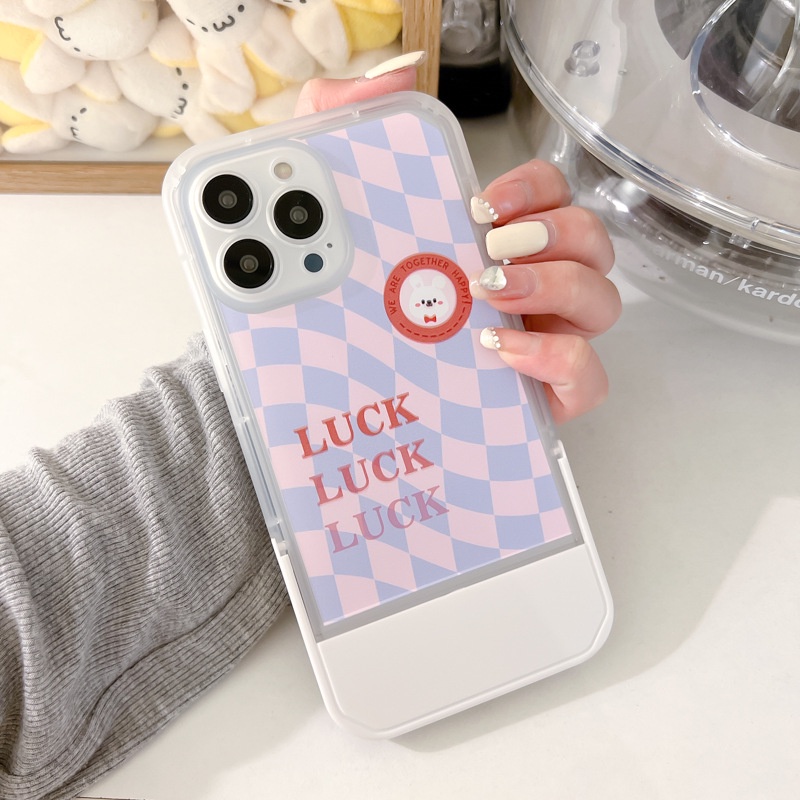 Ốp lưng iphoneỐp Điện Thoại  Kèm Giá Đỡ Tàng Hình Họa Tiết Hoạt Hình Dễ Thương Cho iphone 14 / 13Pro 12 / xs / 6 / 7 / 8PLUSDinuo case