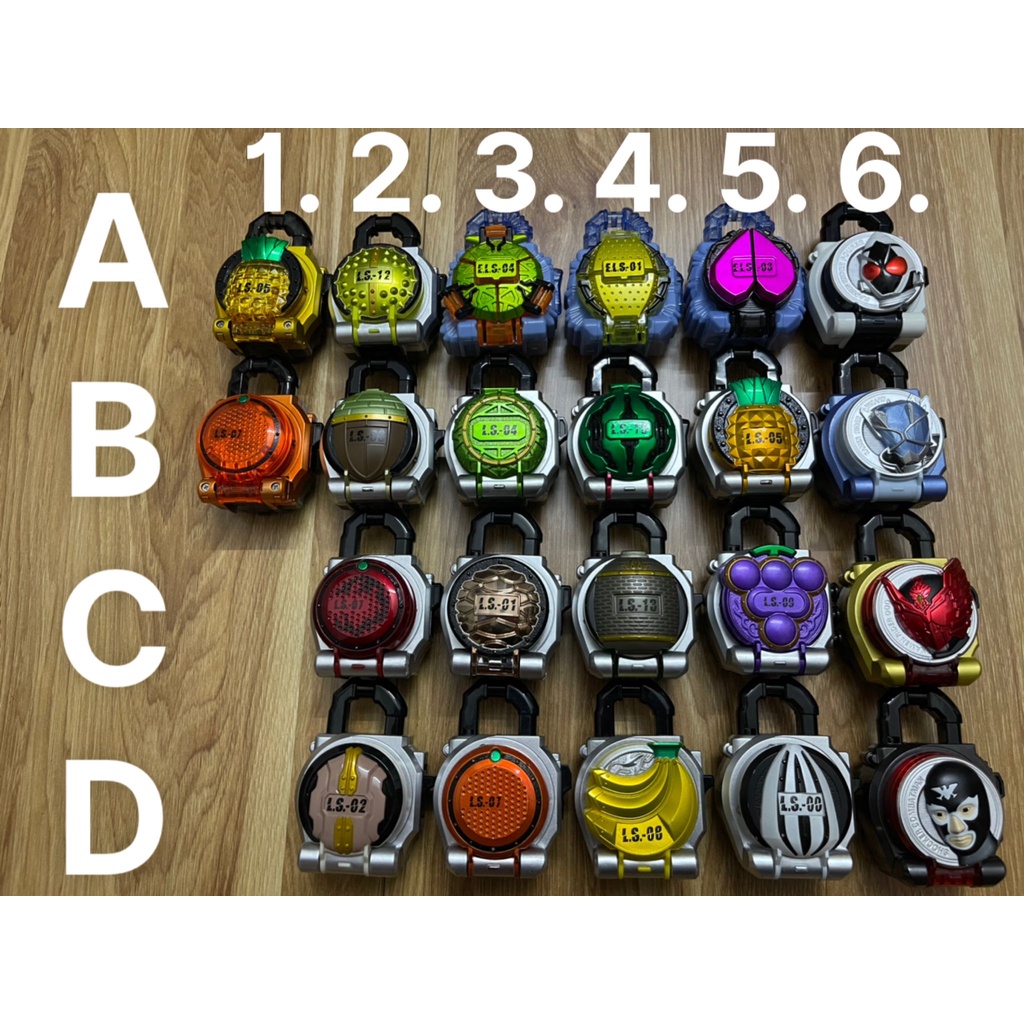 Hiệp sĩ mặt nạ - Lock Seed Candy/Gashapon LockSeed - Kamen Rider Gaim Bandai