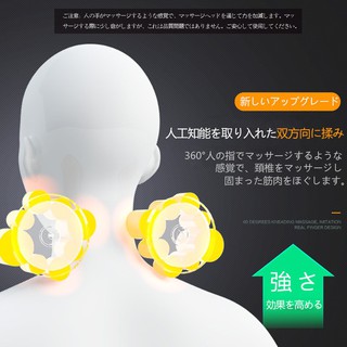 Gối massage lưng cổ 8D Luxury công nghệ Nhật Bản