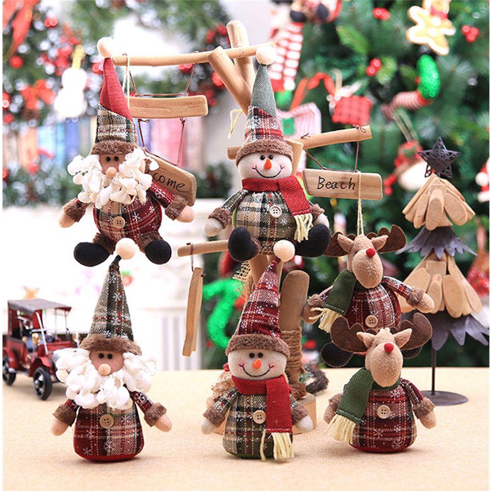 ESPO Ông Già Noel Nhồi Bông Để Bàn Trang Trí Năm Mới