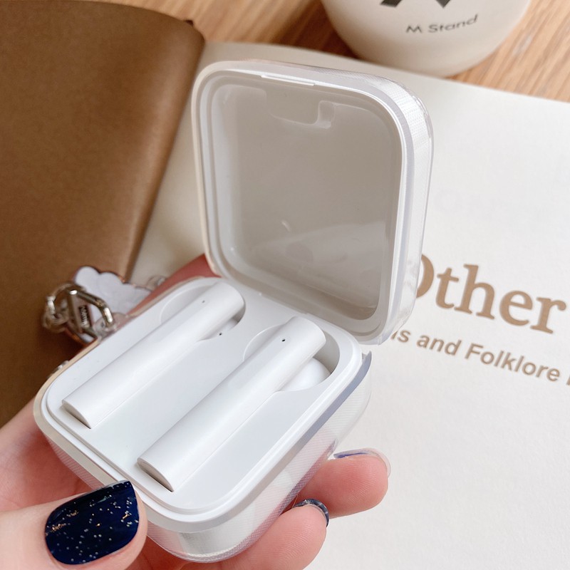 Vỏ bảo vệ hộp sạc tai nghe Mi True không dây 2 Xiaomi Air 2 SE bằng TPU mềm trong suốt nhiều hoạ tiết tuỳ chọn