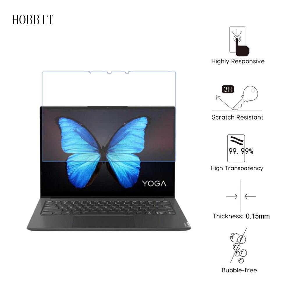 Set 3 miếng dán bảo vệ màn hình chống sốc chống thấm nước cho Lenovo Yoga 14s 14 C 2021 14inch