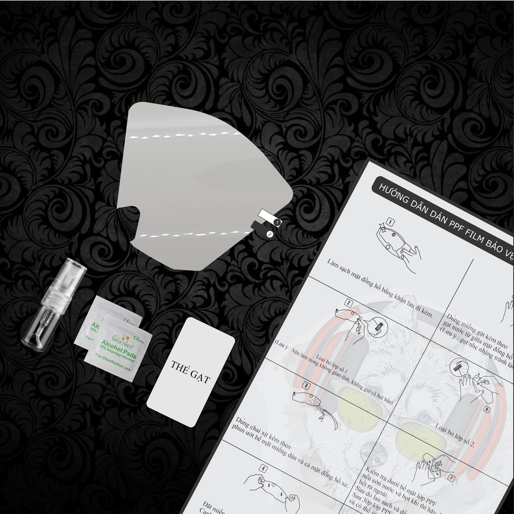 Miếng dán PPF TPU bảo vệ mặt đồng hồ xe LEAD 2020 đến 2024 - HONDA LEAD