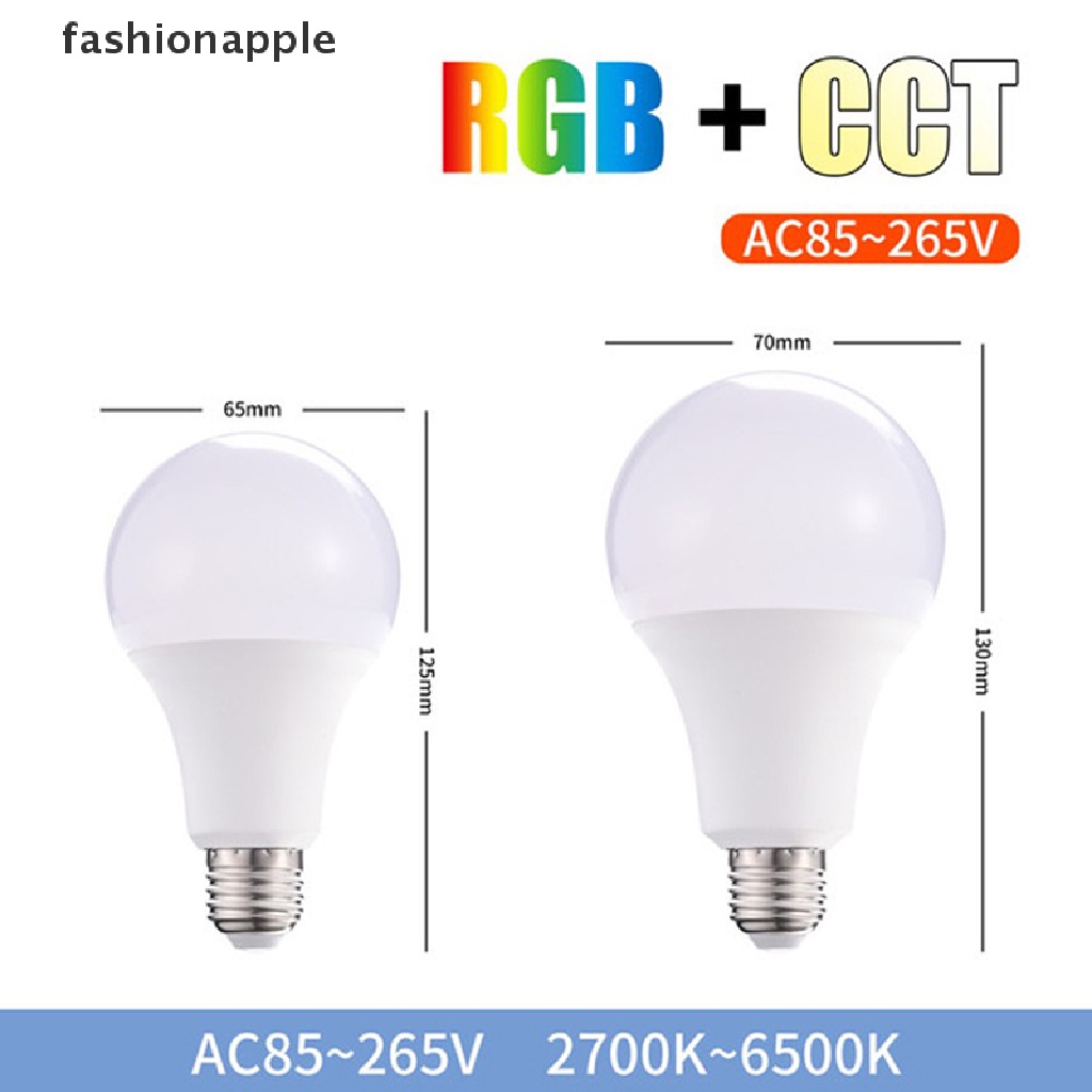 Bóng Đèn LED Thông Minh E27 RGB 15W Ánh Sáng Xanh Có Thể Điều Chỉnh Độ Sáng