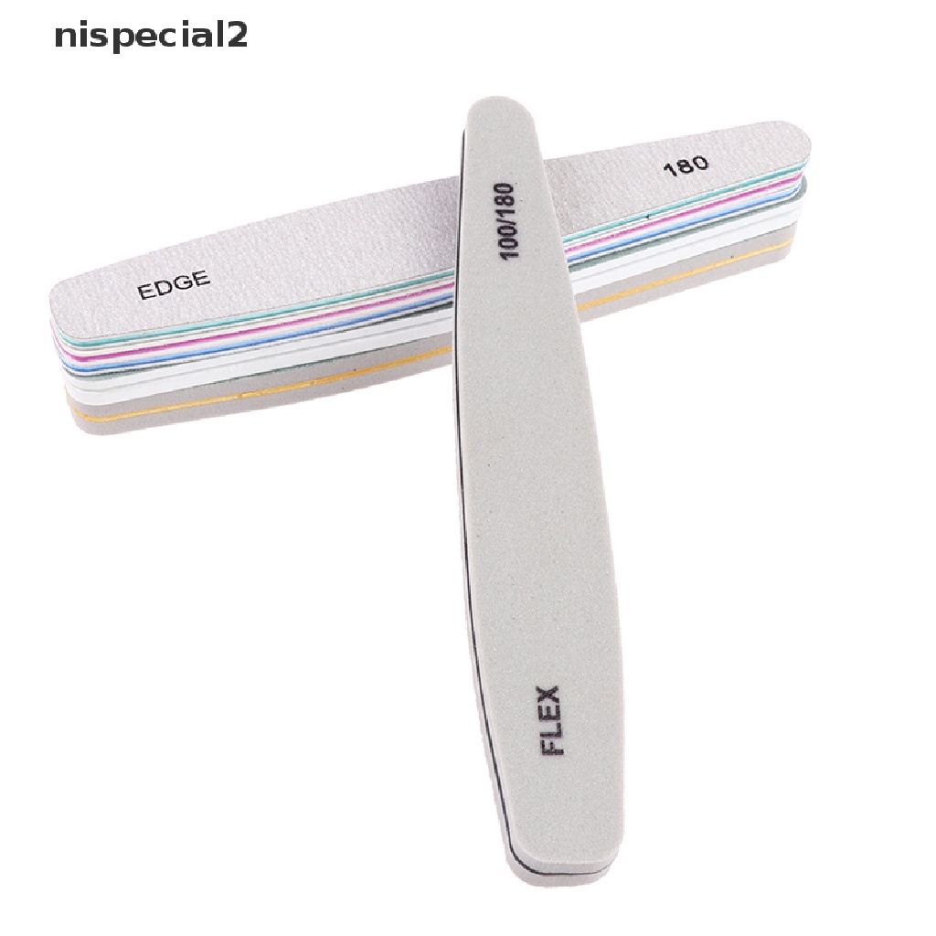 [nispecial2] 1Pcs Diamond Nail File Blocks Sponge Nail Polish Buffing Sanding Buffer Files [new]
