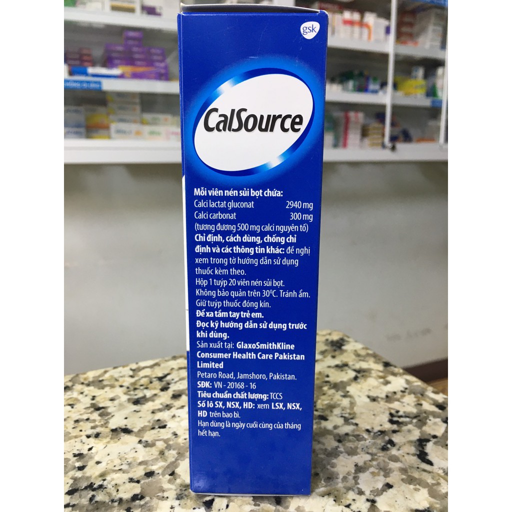 Calcium SANDOZ Tuýp/20 viên (Mẫu Mới) | BigBuy360 - bigbuy360.vn