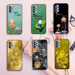 Ốp điện thoại Samsung A32 / A52 / A72 4G - in hình tâm an vạn sự an và hình rồng mang lại sự an toàn , an tâm