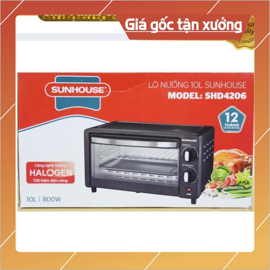 [ HÀNG CHÍNH HÃNG] LÒ NƯỚNG SUNHOUSE SHD4206 [10L]