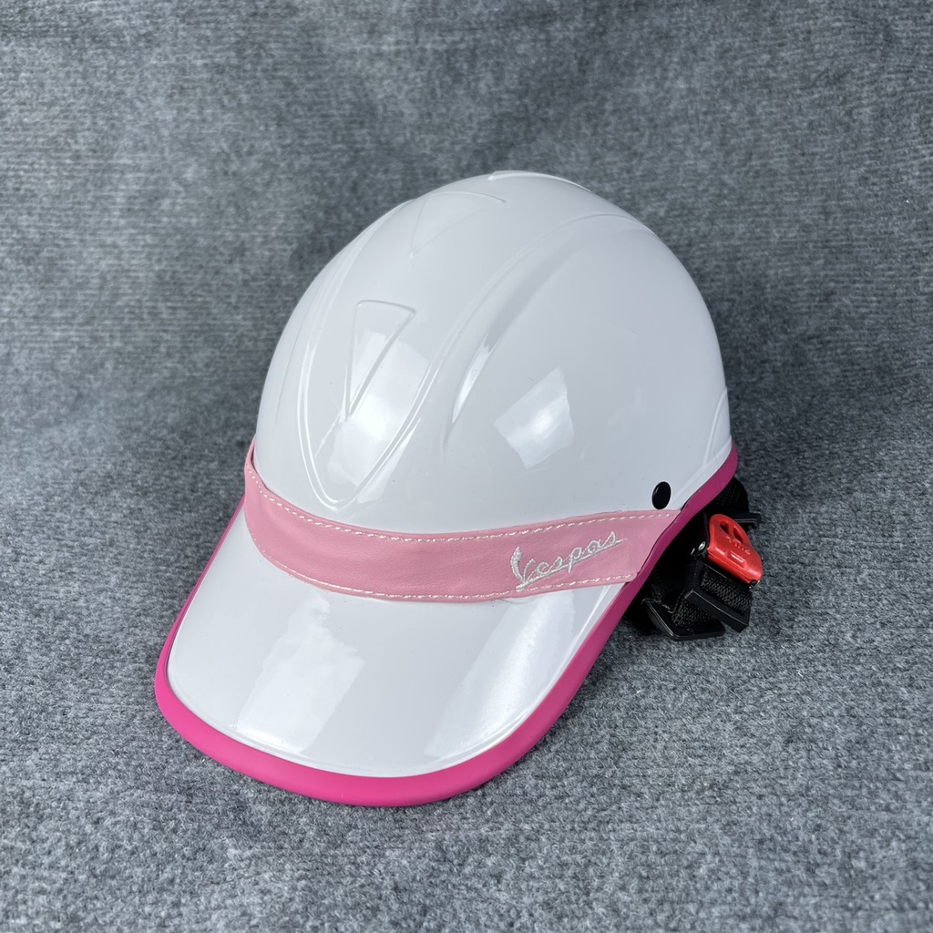 Nón bảo hiểm kết lưỡi trai nano VESPA viền da cao cấp nhiều màu cho nam