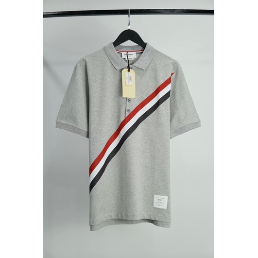 Áo Polo Thom Browne sọc chéo ngực hot hit nhất 2022
