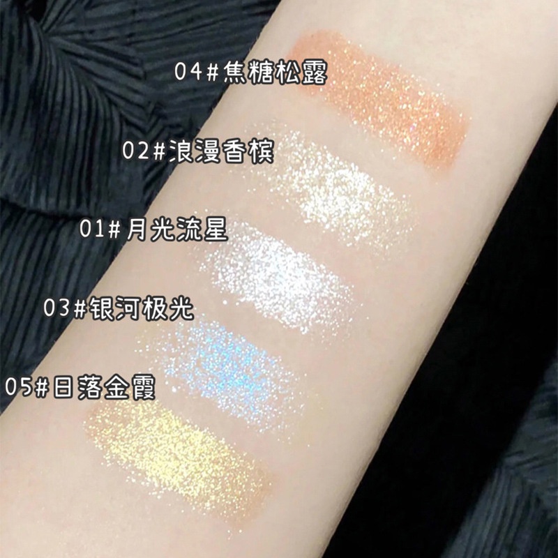 [Hàng mới về] Bút kẻ mắt 5 màu ánh kim tuyến lâu trôi kháng nước thời trang cho người mới bắt đầu Qipin | BigBuy360 - bigbuy360.vn