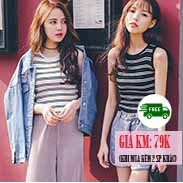 [Hàng có sẵn]Áo len nữ croptop Ulzzang Quảng Châu ALB16