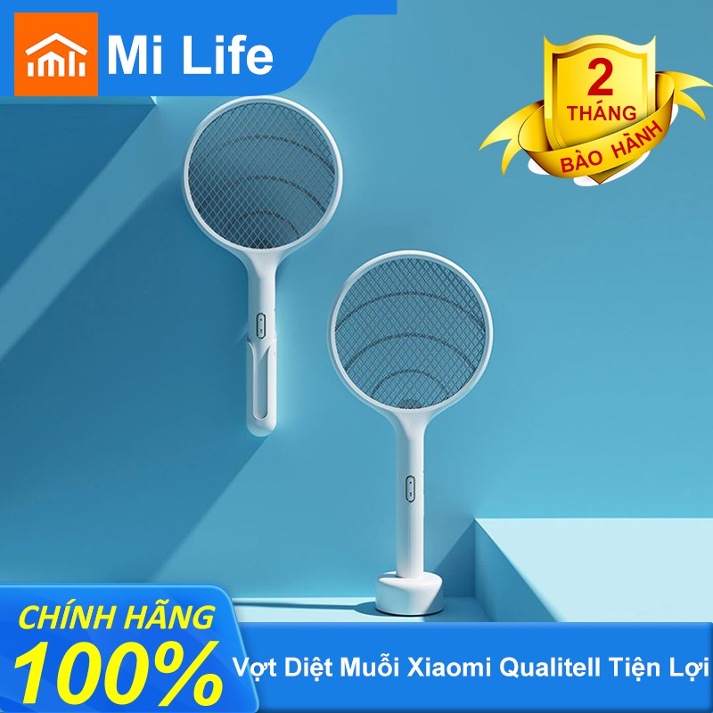 Vợt Diệt Muỗi Xiaomi Qualitell Tiện Lợi Có 3 chế độ chuyển số