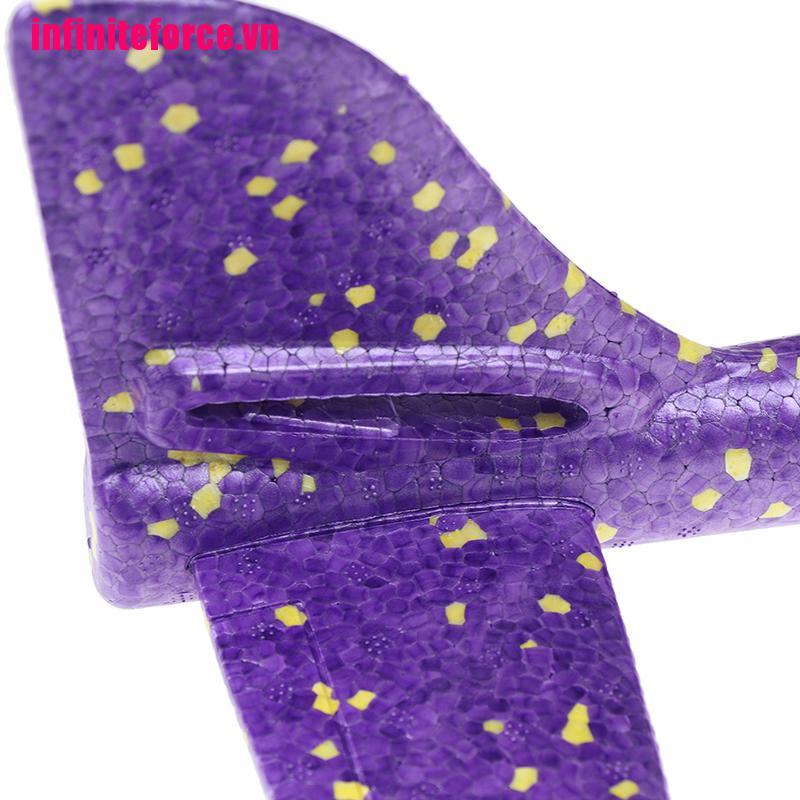 Máy Bay Xốp Ném Tay Có Đèn Led 48cm