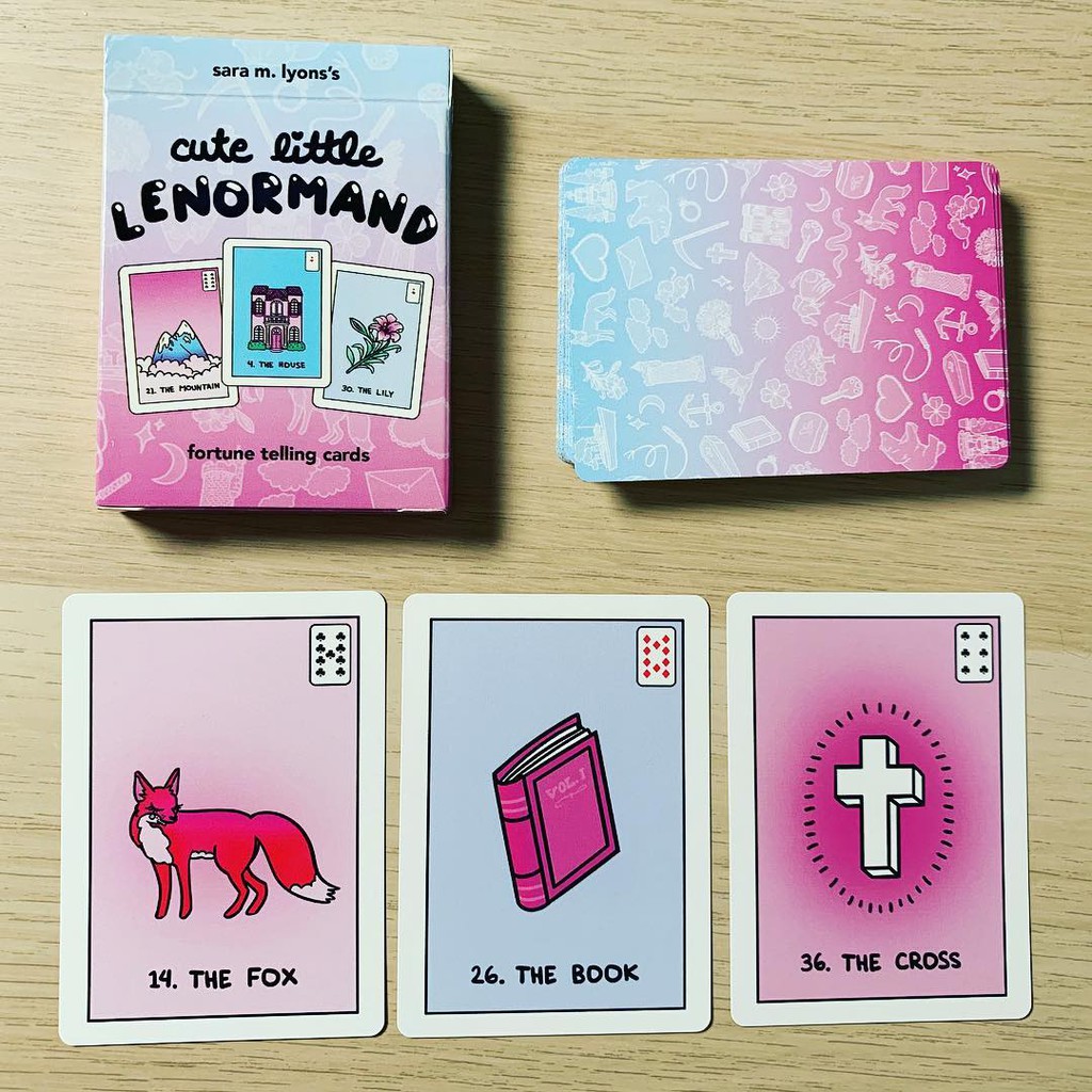 Bộ Bài Cute Little Lenormand (Mystic House Tarot Shop) - Bài Gốc Authentic Chính Hãng 100%