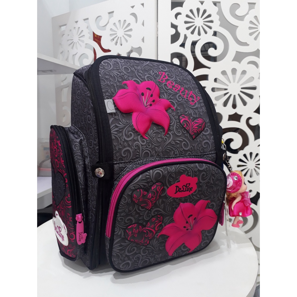 Balo chống gù cho bé tiểu học, balo thương hiệu Delune, balo chống gù siêu nhẹ