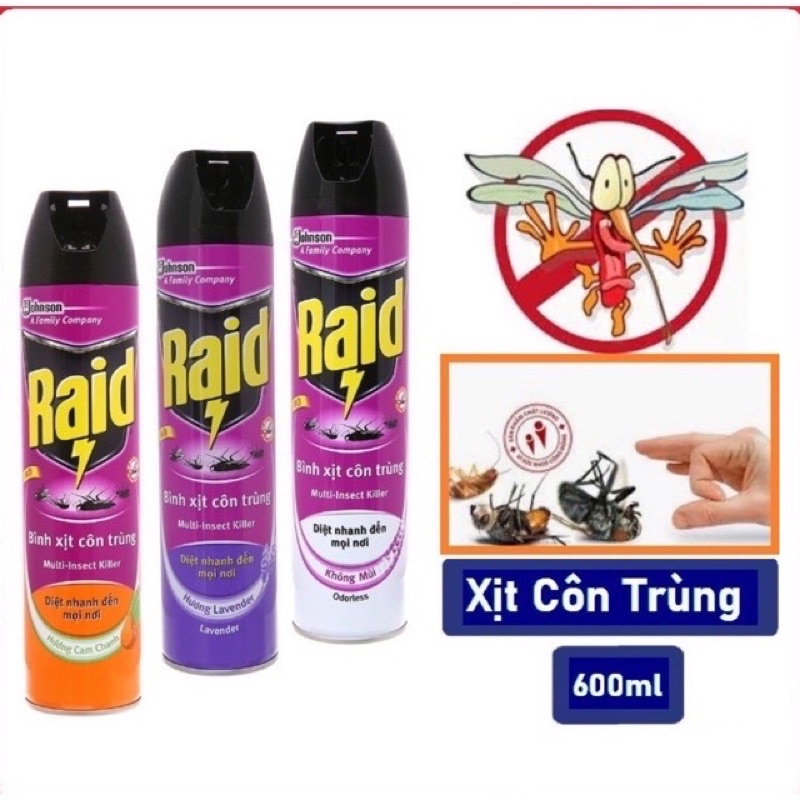 Bình Xịt Côn Trùng Raid