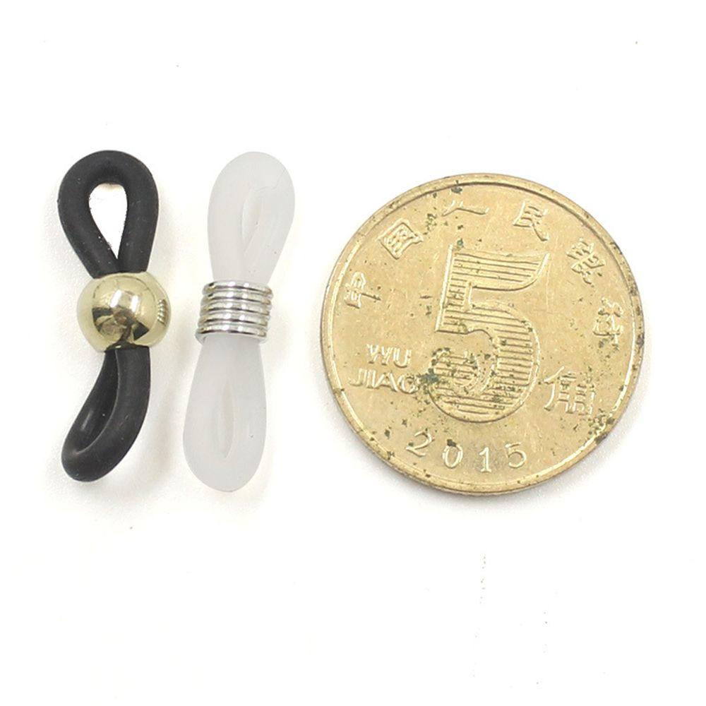 TWINKLE Glasses Strap Holder Both Ends 20Pcs Lanyard Holder Strap Eye Reading Rubber Glasses Buckle
