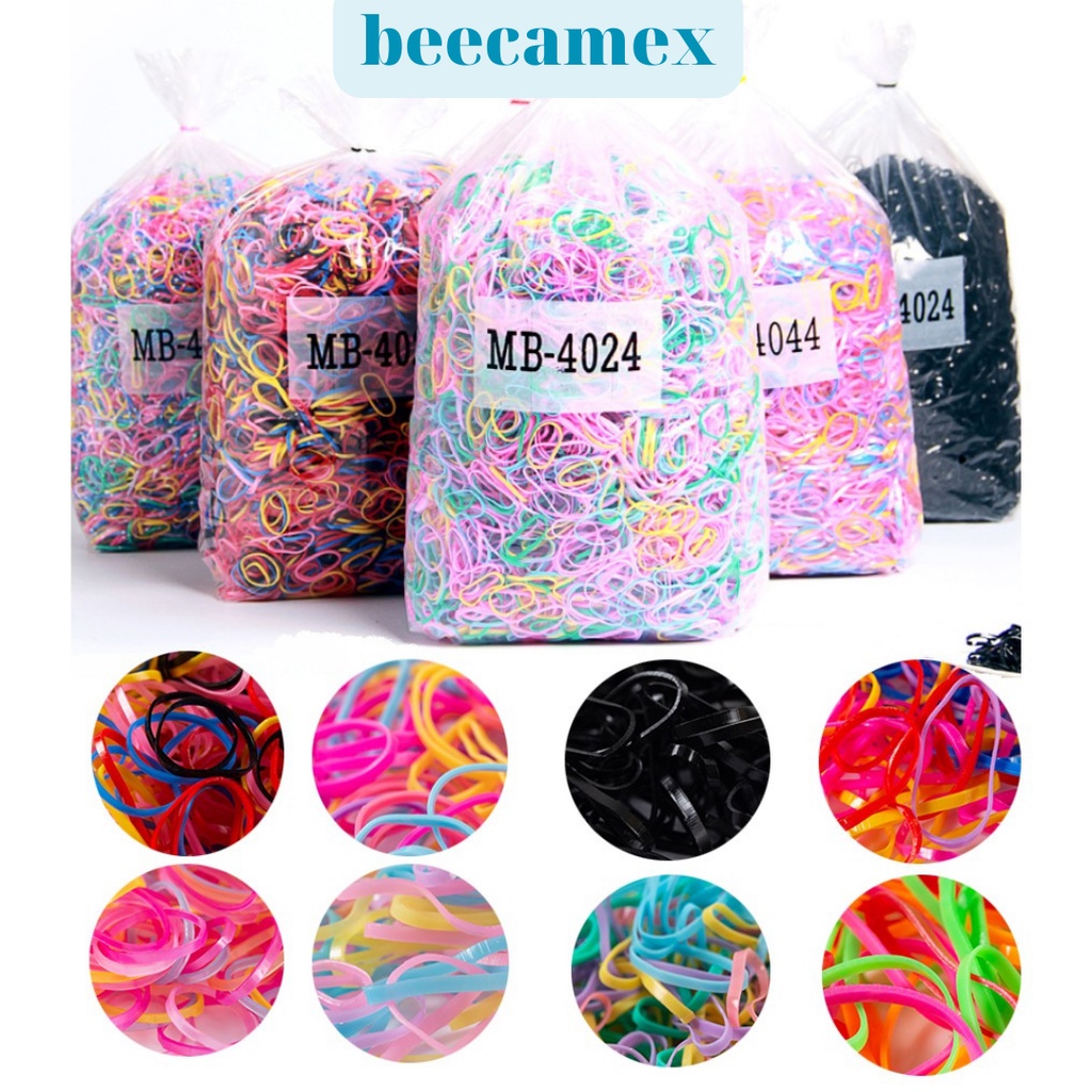 Chun buộc tóc cho bé 100gram nhiều màu siêu dai, siêu bền