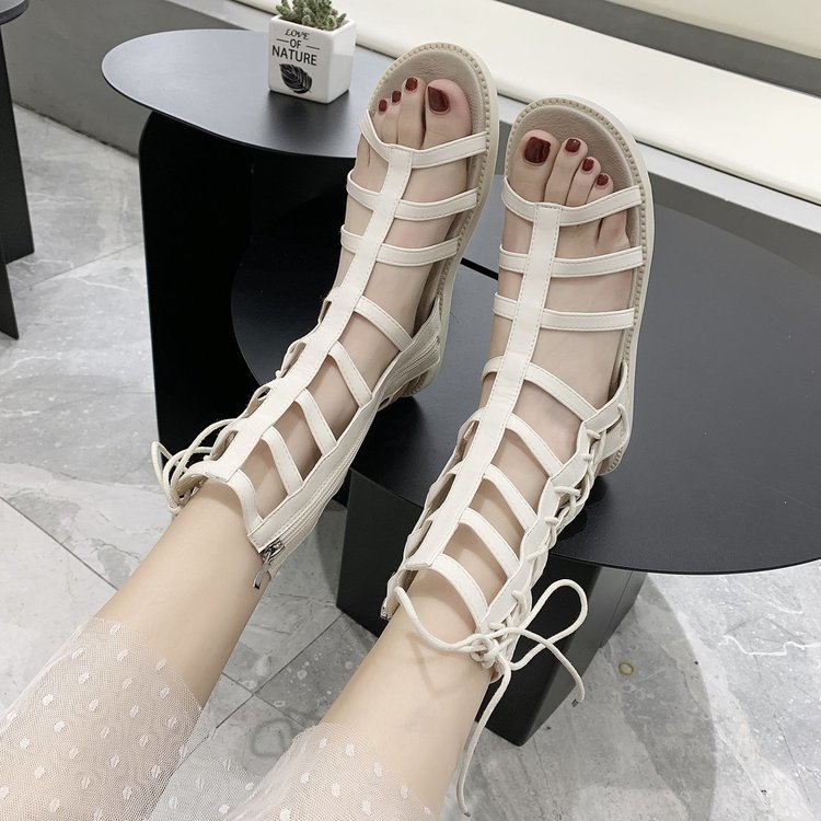 Xăng đan Hở Ngón Khóa Kéo Thời Trang Cho Nữ