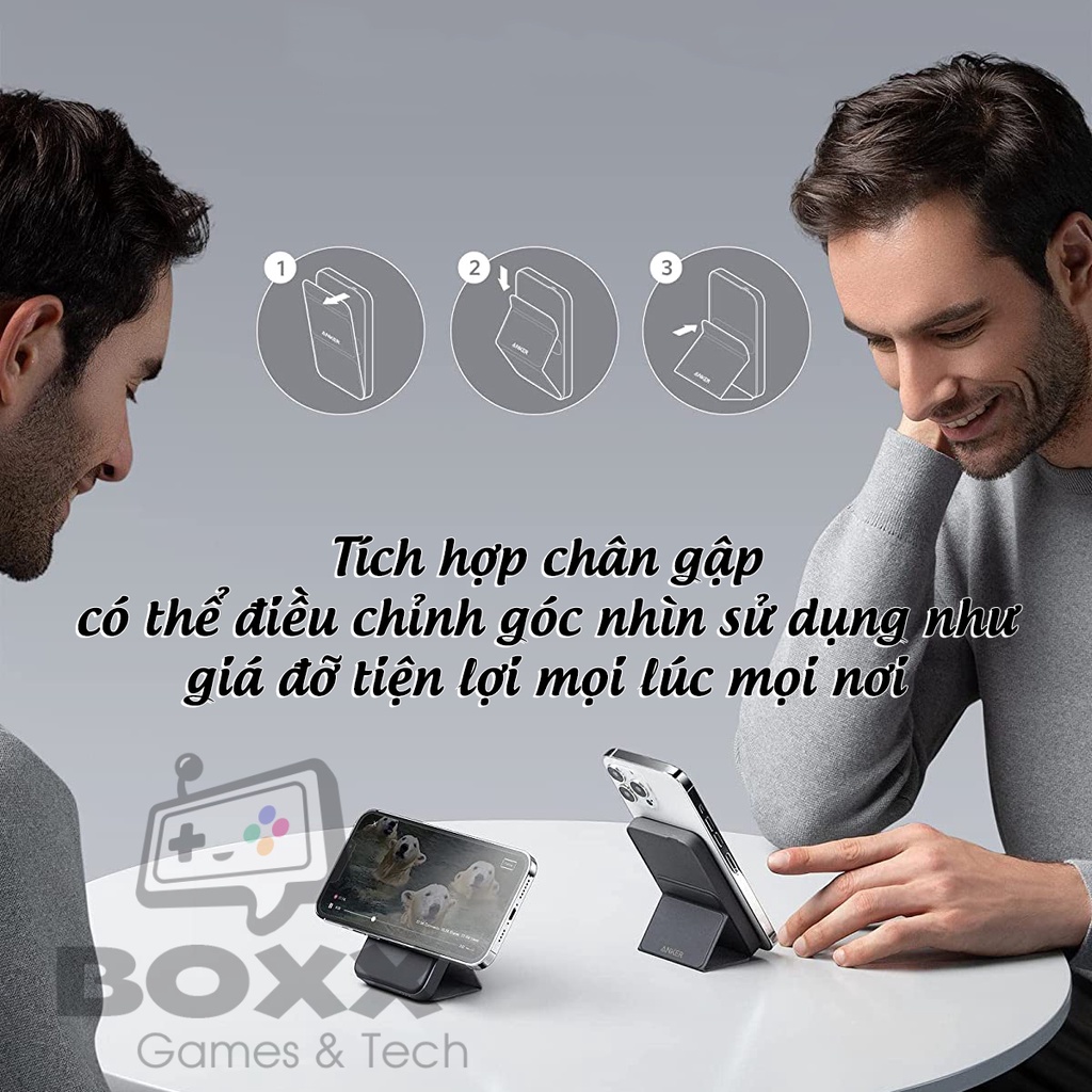 Pin dự phòng không dây Anker MagGo 622 dung lượng 5000mAh