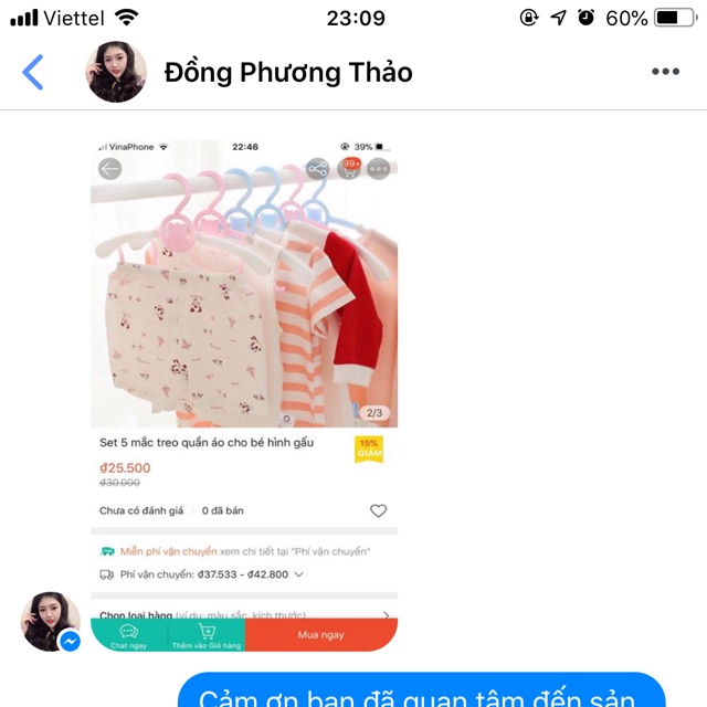 Móc áo cho bé c Thảo