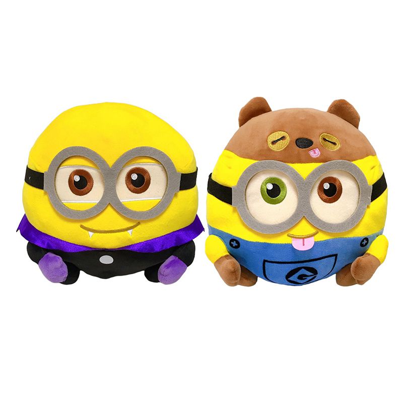 25cm Despicable Me Adorkable Minions Cross Dressing Vampire Bear Cat Doll Super Cute Soft Stuffed Plush Ball gift