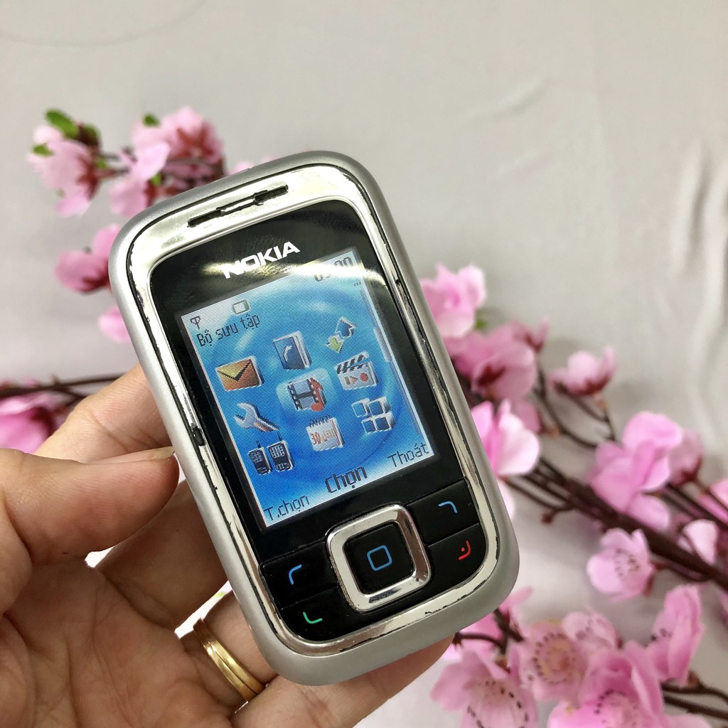 Điện Thoại Nokia 6111 Cổ nắp trượt main zin chính hãng có pin và sạc Bảo hành 12 tháng