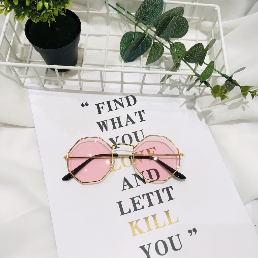 Mắt Kính Thời Trang Hot Trend Đa Giác 205 Nhiều Màu Cực Hot - Hazo