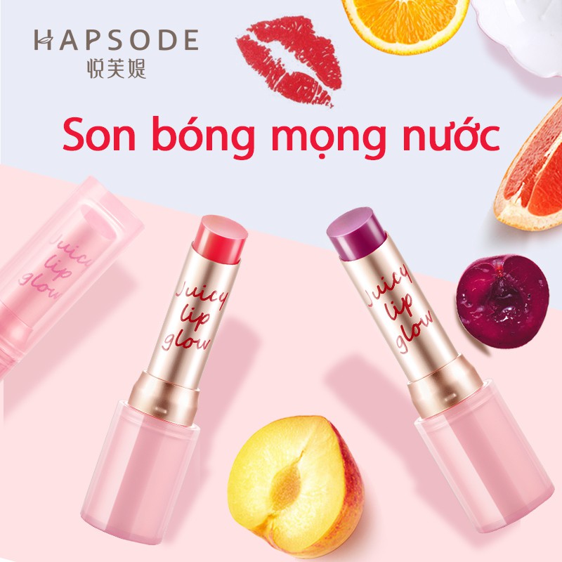 Hapsode Trái Cây Căng Đổi Màu Son Dưỡng Môi Dưỡng Ẩm Sửa Chữa Nâng Cấp Màu Sắc Son Môi Dưỡng Ẩm 3.2g