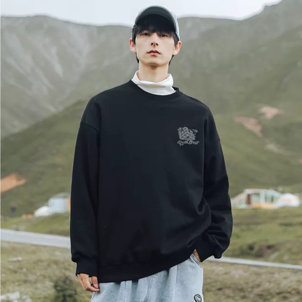 Áo Sweater nam nữ MEANSTORE nỉ oversize Unisex form rộng Ulzzang Hàn Quốc chất mềm mịn - Banters