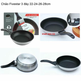 Chảo five stars size 16cm đến 28cm