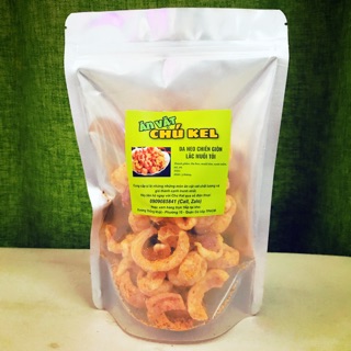 Da heo chiên giòn lắc muối tỏi - 100gr