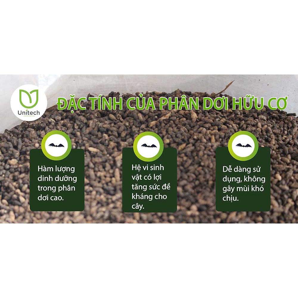 Phân dơi hữu cơ Minh Tâm nguyên chất 100% | Sấy khô và chiếu tia cực tím, có giấy kiểm định