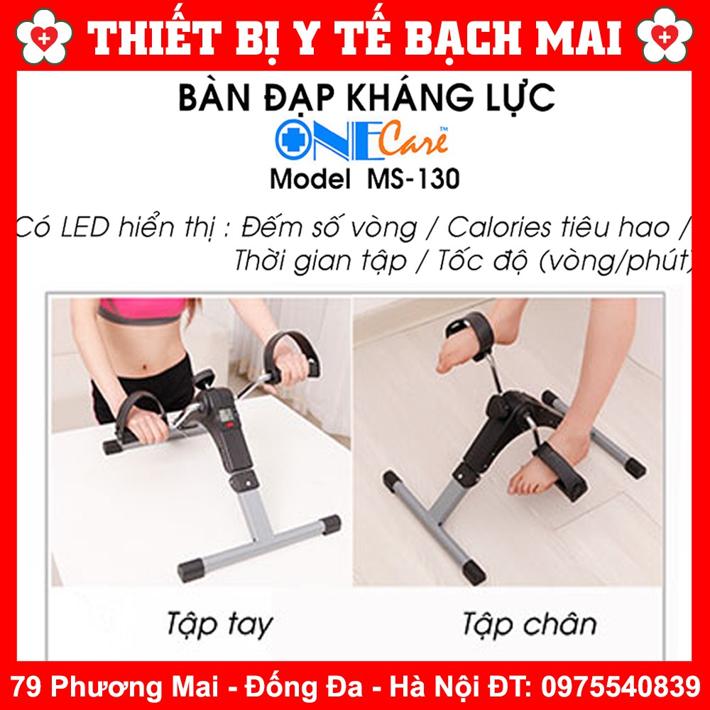 Bàn Đạp Tập Tay, Chân Có Kháng Lực Có Đồng Hồ Điện Tử MS-130