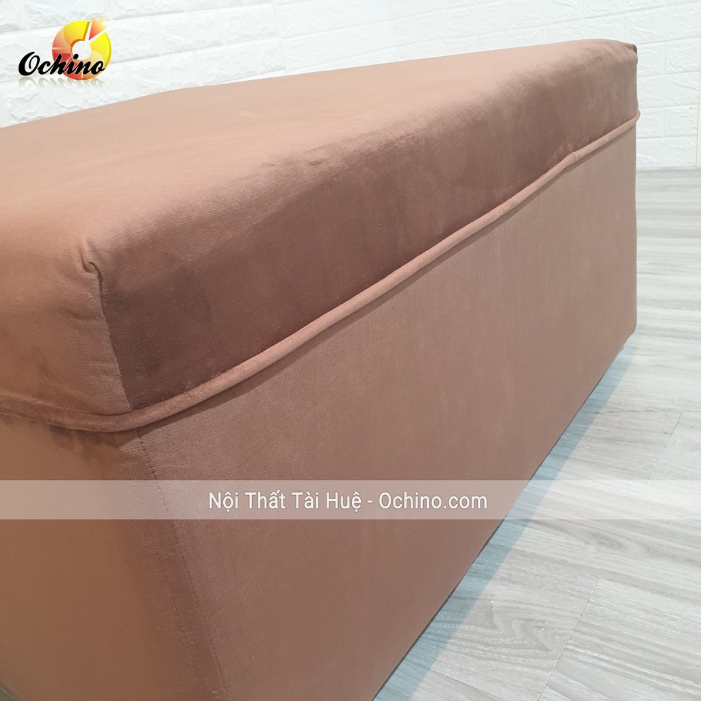 Đôn Vuông, Ghế Đôn Sofa Hình Vuông Sang Trọng Size 80 cm (Chọn màu)