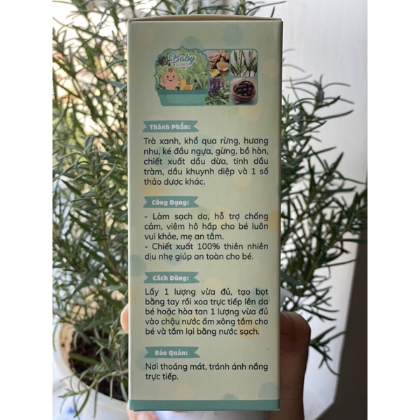 Sữa tắm bé thảo dược Mộc Tâm 200ml - Dịu nhẹ cho bé, an tâm cho mẹ