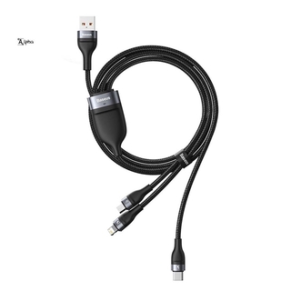 Dây Cáp Sạc Đa Năng 3 Trong 1 Baseus Cho Micro / Ip / Type-C 1.2m