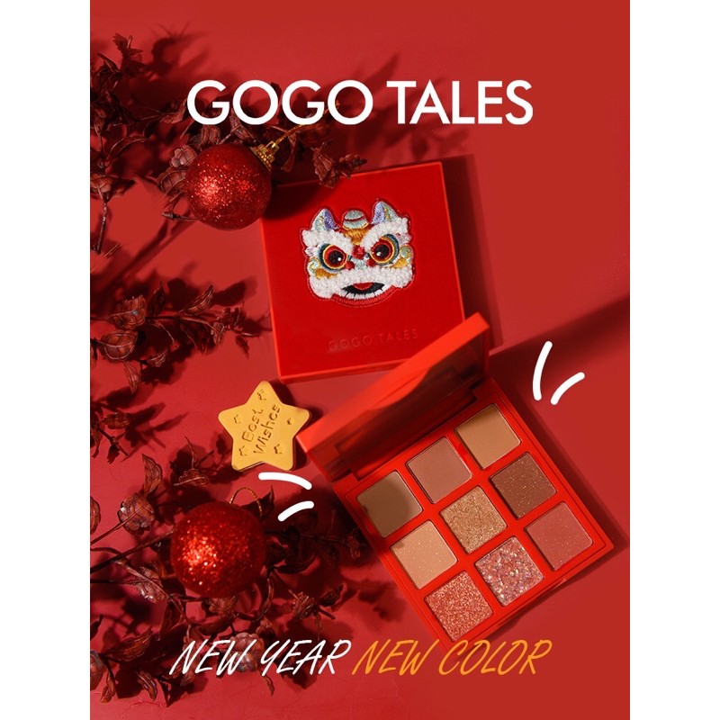 Phấn mắt gogo tales bảng phấn mắt tông đất lì không nhũ | BigBuy360 - bigbuy360.vn