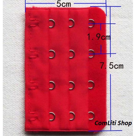 Miếng Nối Rộng Tăng Size Áo Ngực 4 Móc Cài-Móc Nới Nhiều Màu [ Bảng Màu 1 ]