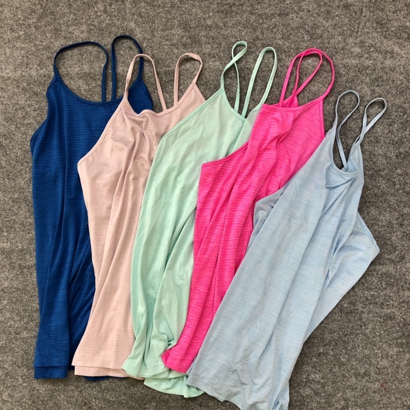 Áo Ba Lỗ Tập Gym Yoga Chạy Bộ Hai Dây Hàng Xuất Xịn